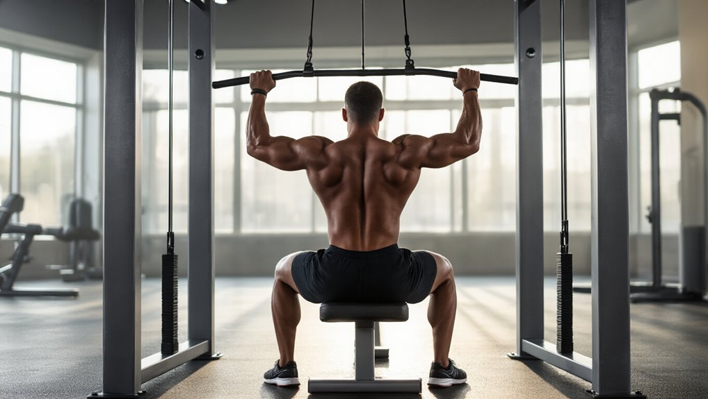 cable lat workout strength