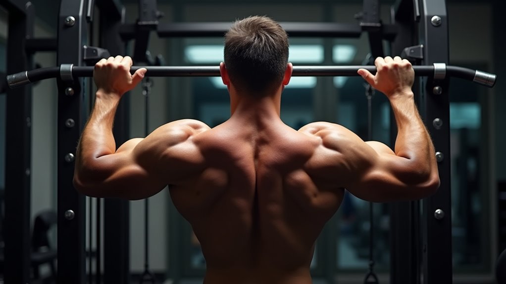 chin ups and pulldowns