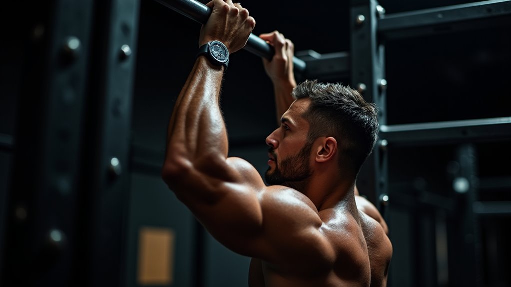 chin ups build upper body strength