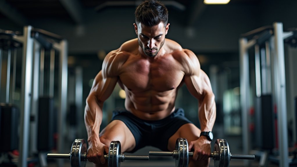 dumbbell deadlifts build strength