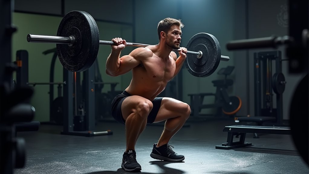 front squats enhance core strength