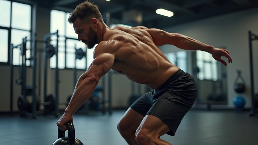 kettlebell single arm deadlift
