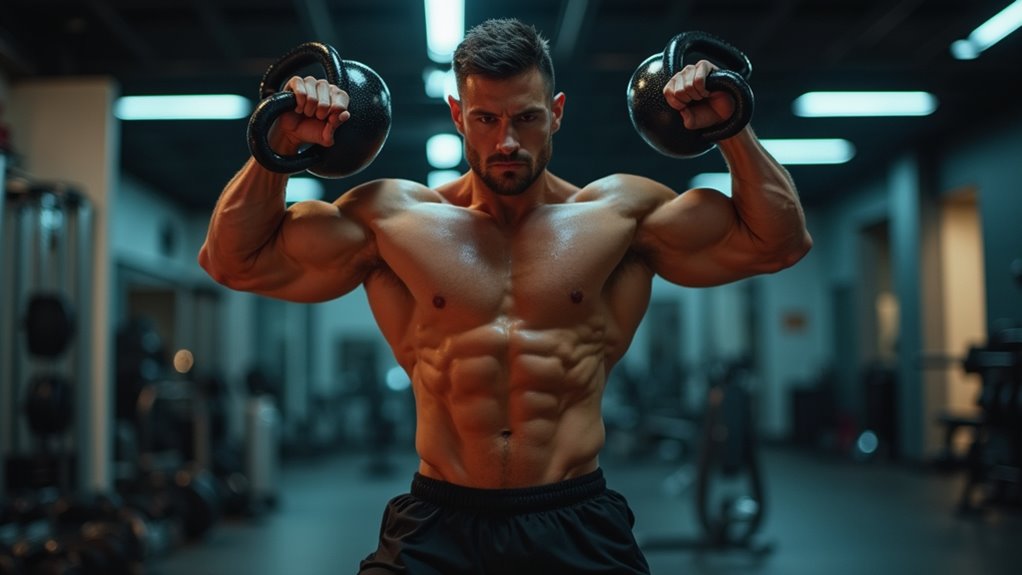 kettlebell swings build strength