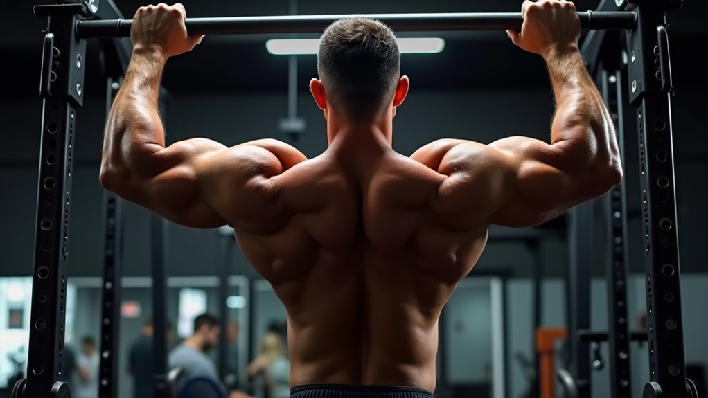 muscle engagement during pull ups