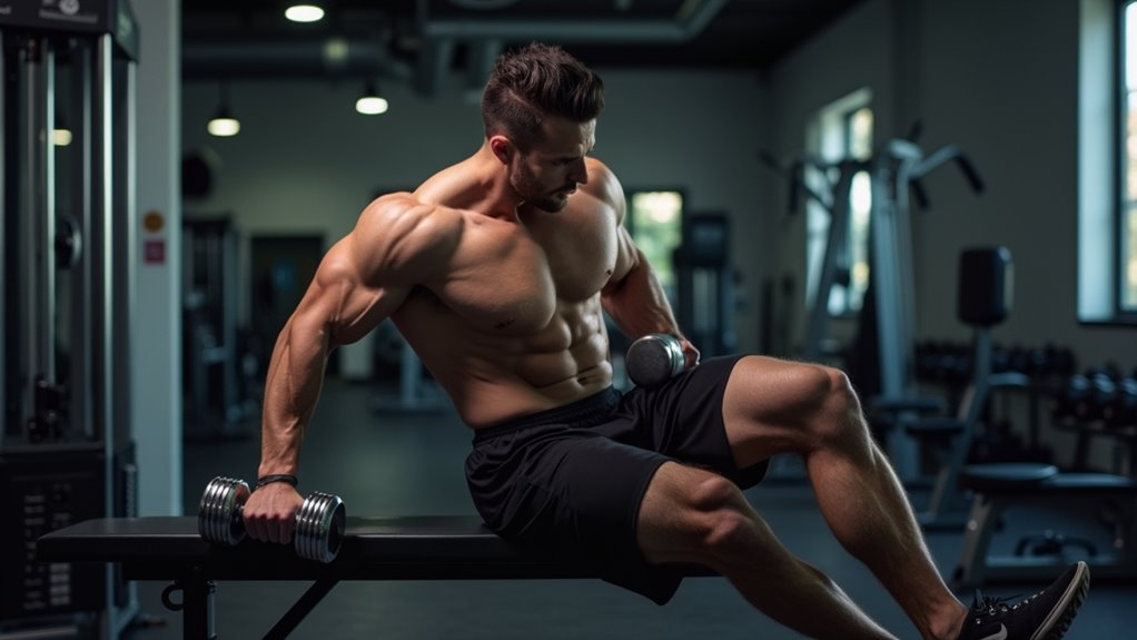 single arm row technique