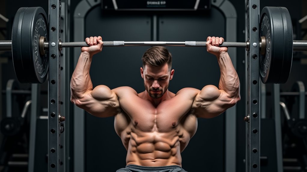 smith machine shoulder press