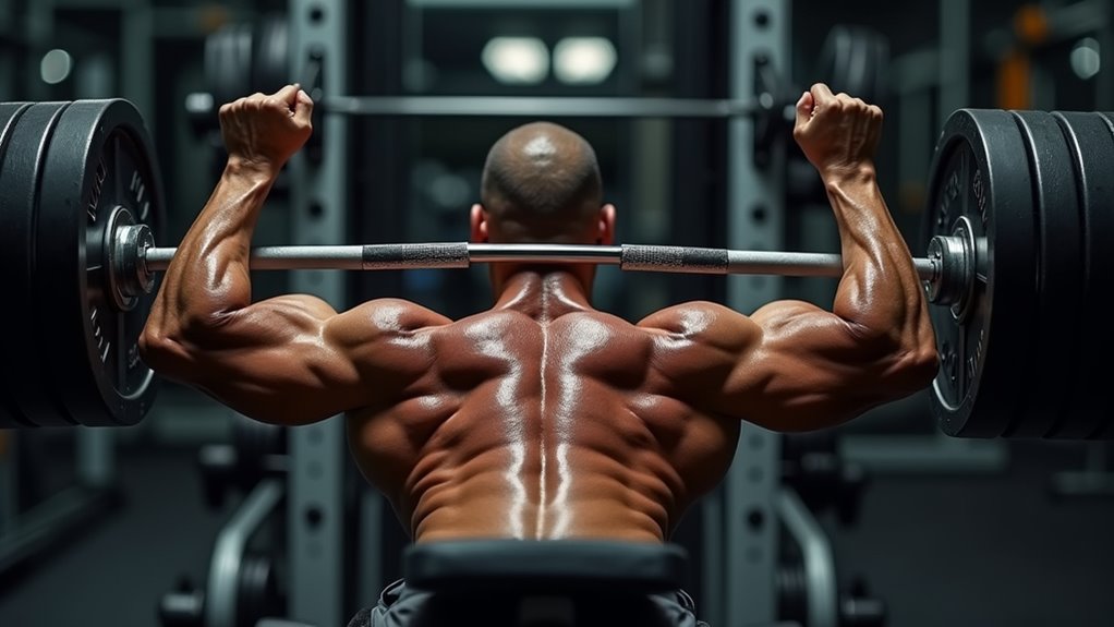tricep extensions and kickbacks