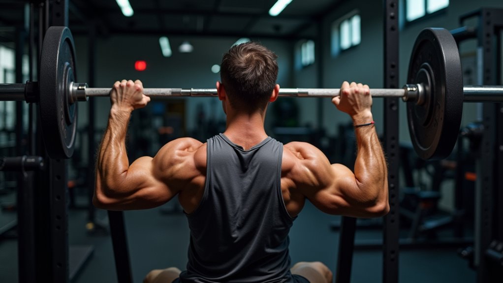 triceps focused close grip press