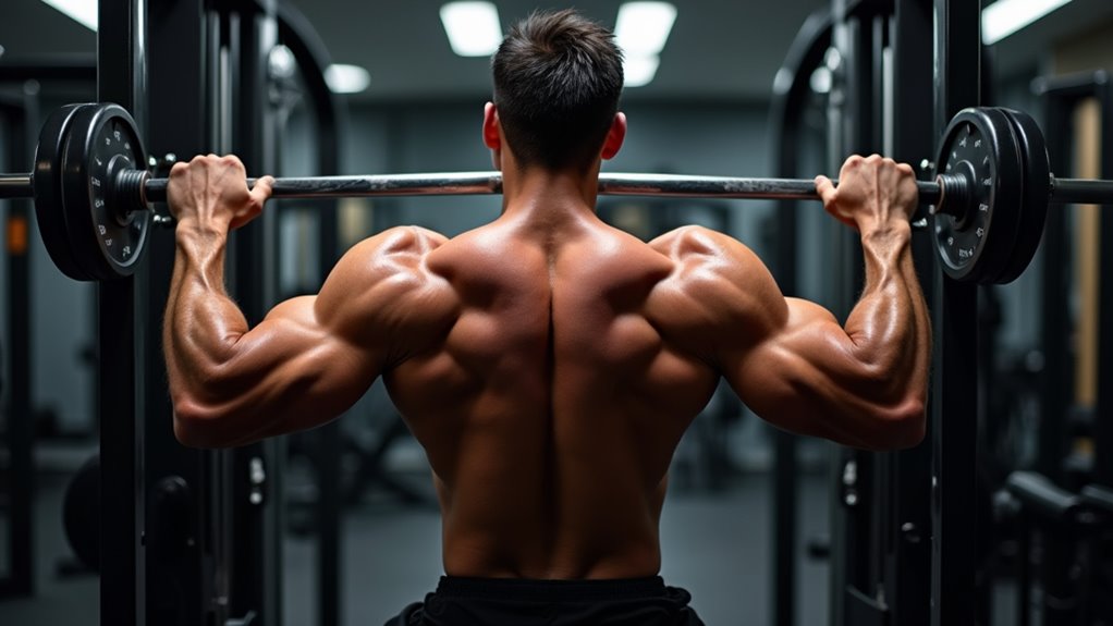 upper back muscle development