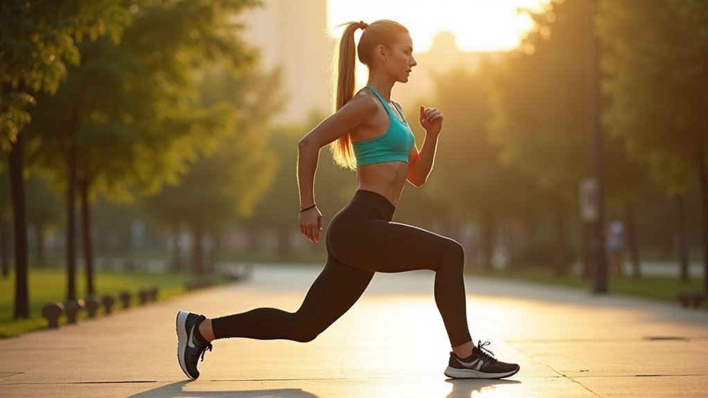 walking lunges build strength